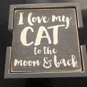 Cat coasters